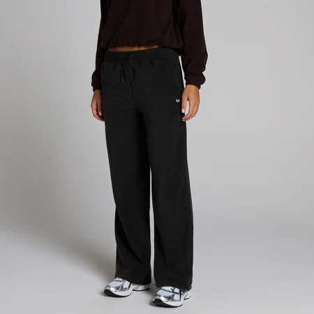 Jogging en molleton coupe droite MP femme - Noir