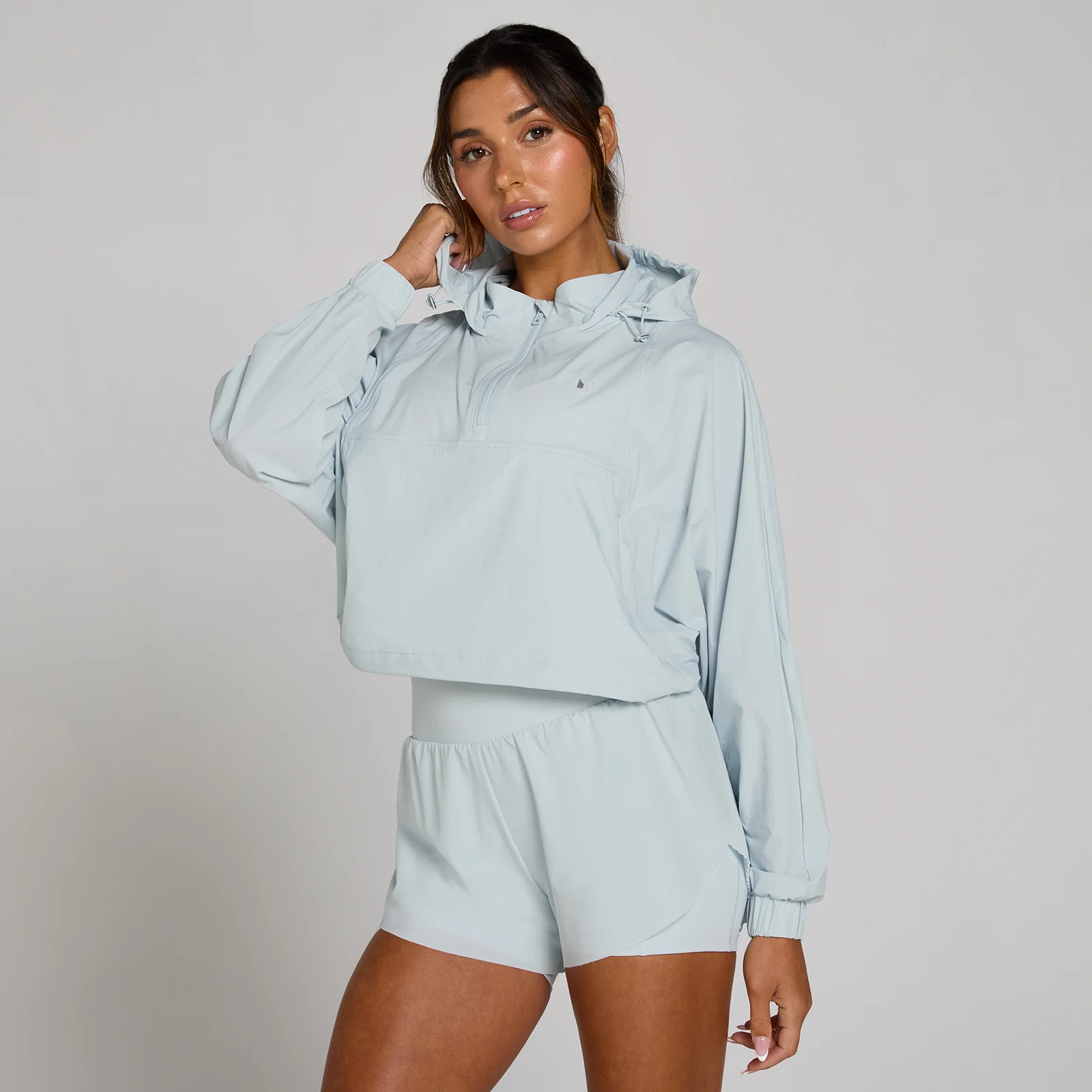 Veste tissée 1/4 zip Tempo Ultra MP femme - Aura bleue - XS Image 1