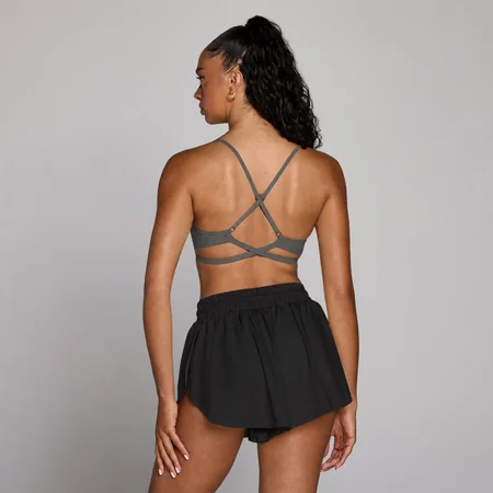 Brassière de sport dos bretelles ajustable Tempo MP femme - Gris foncé