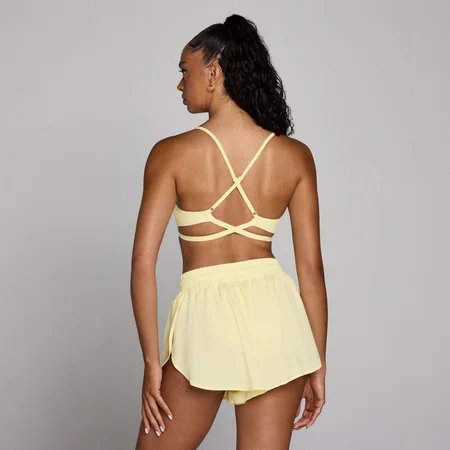 Brassière de sport dos bretelles ajustable Tempo MP femme - Crème douce