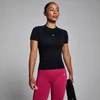T-shirt sans couture body fit Lift MP femme - Noir