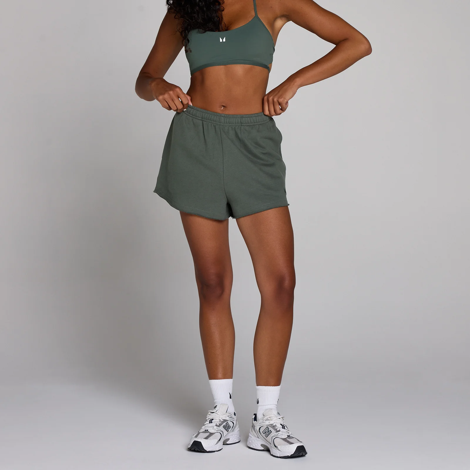 Short de sport femme MP Lifestyle - Vert nuageux - M Image 1