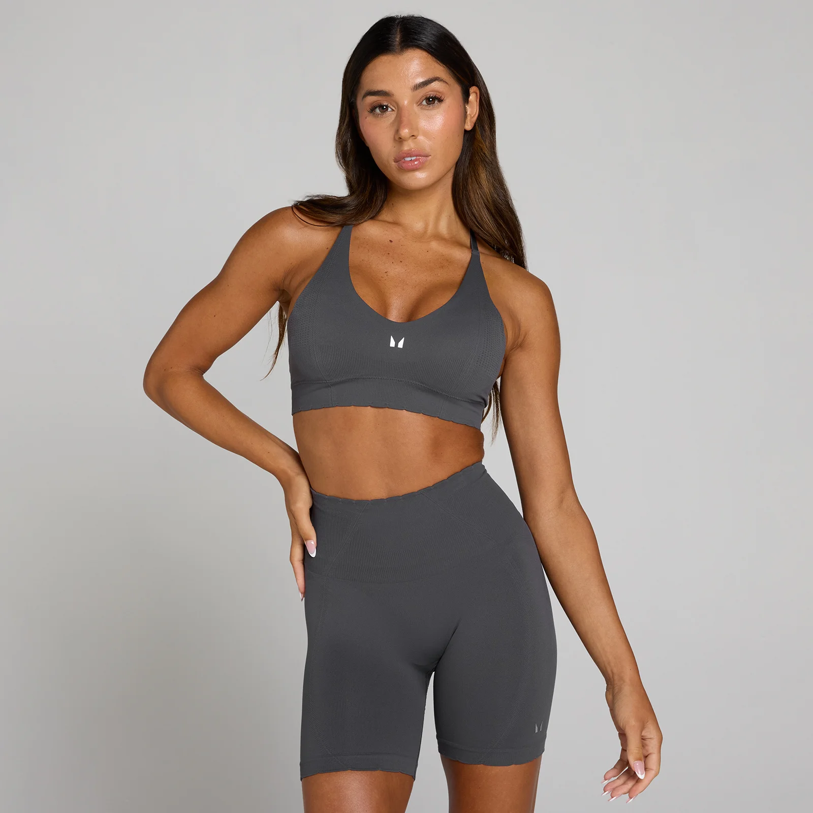 Brassière de sport sans couture Tempo Ultra MP femme - Gris robuste - S Image 1