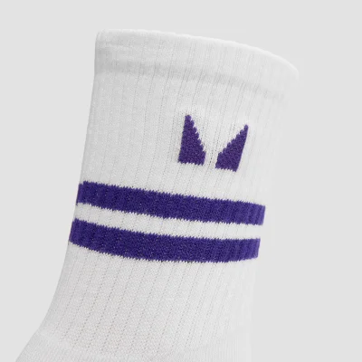 Chaussettes mi-hautes rétro rayées MP (lot de 3) - Indigo puissant/Baie intense/Rose puissant - UK 6-8 Image 6