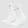 Chaussettes de running MP à rayures (lot de 2 paires) - Crème beurrée/Vert nuageux