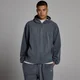 Sweat à capuche 1/4 zip molleton MP homme - Granit