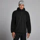 Sweat à capuche 1/4 zip molleton MP homme - Noir