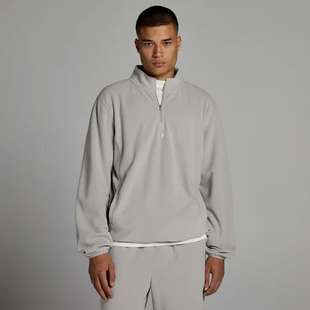 Polaire zippée 1/4 MP homme - Gris durable