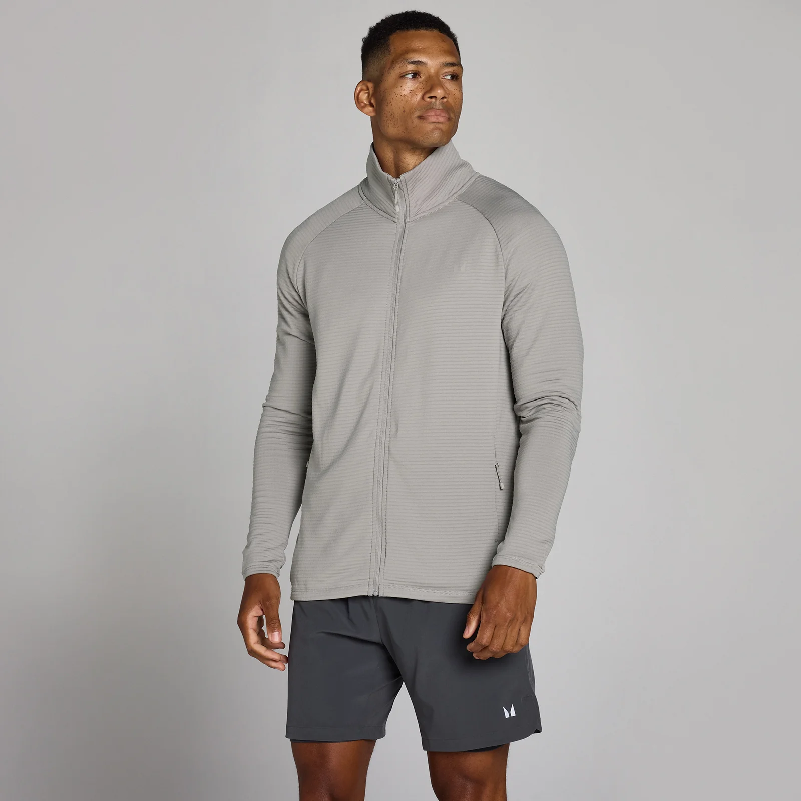 Veste zippée Training Ultra gaufré MP homme - Gris craie - M Image 1