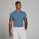 T-shirt côtelé MP Lift coupe muscle fit homme - Ardoise nuit