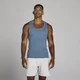 Débardeur côtelé muscle fit MP Lift homme - Ardoise minuit