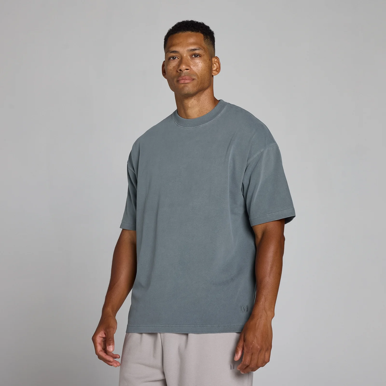 MP Men's Washed Oversized T-Shirt - Future Blue - L Image 1