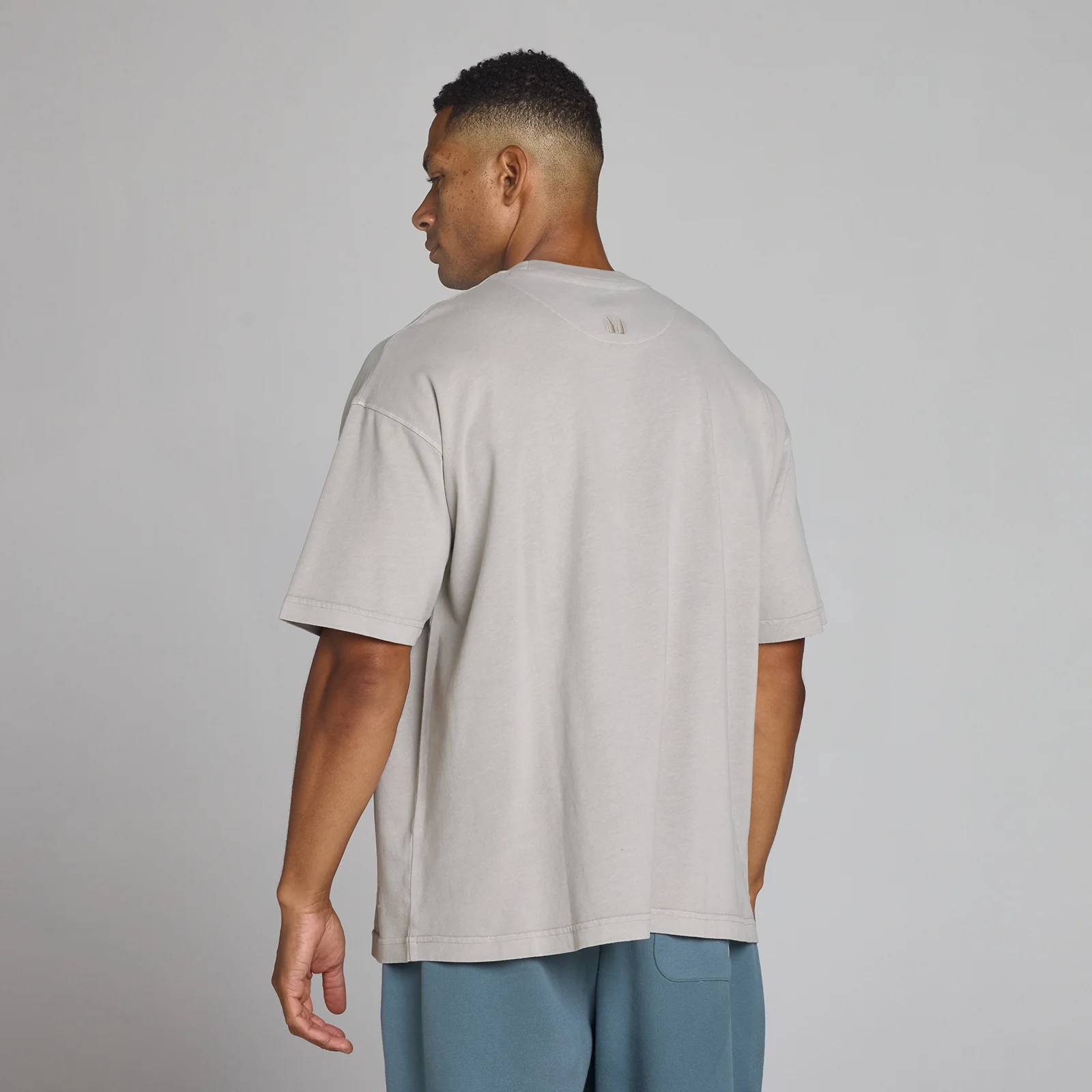 MP Men's Washed Oversized T-Shirt - Chalk Grey - L Image 2