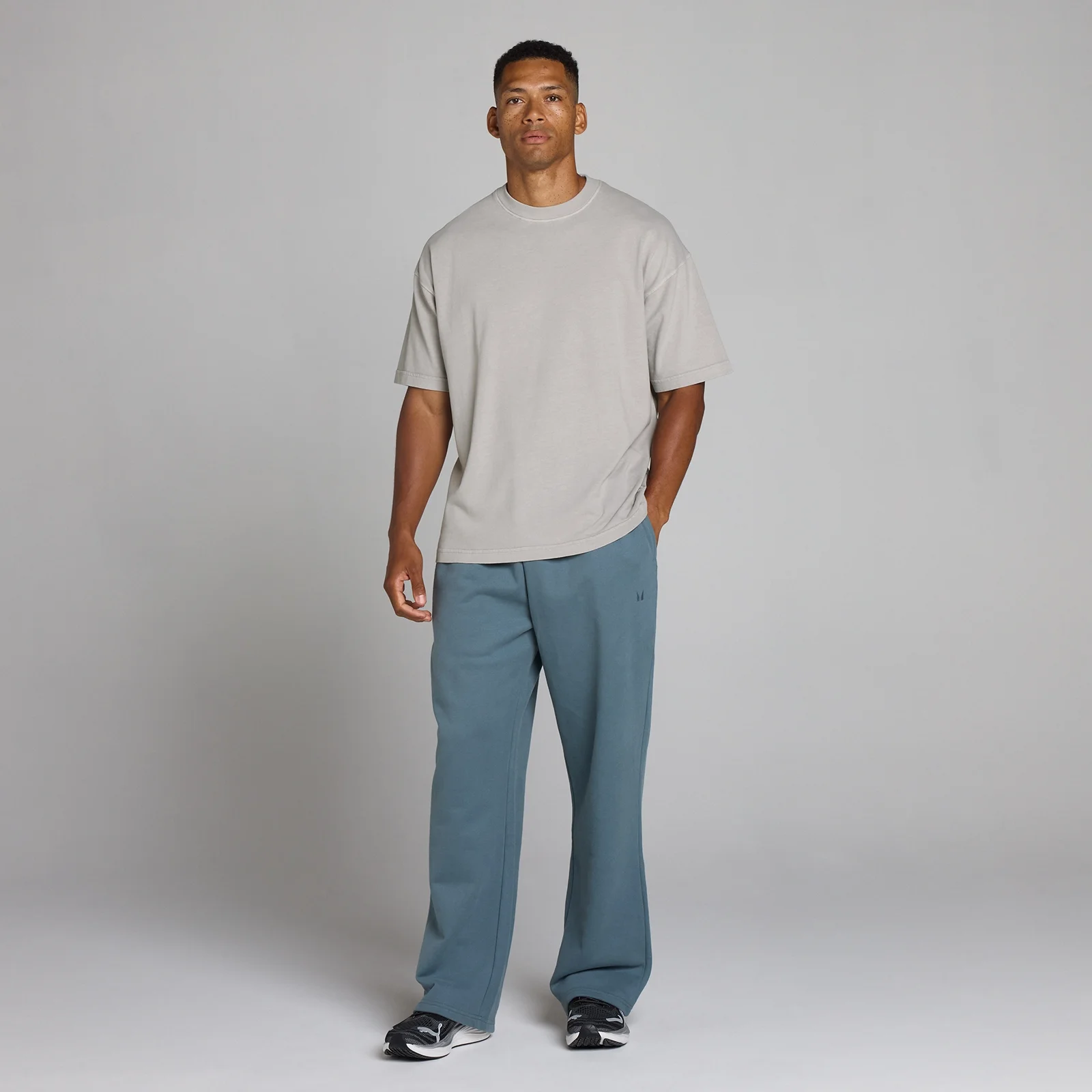 MP Men's Washed Oversized T-Shirt - Chalk Grey - L Image 3