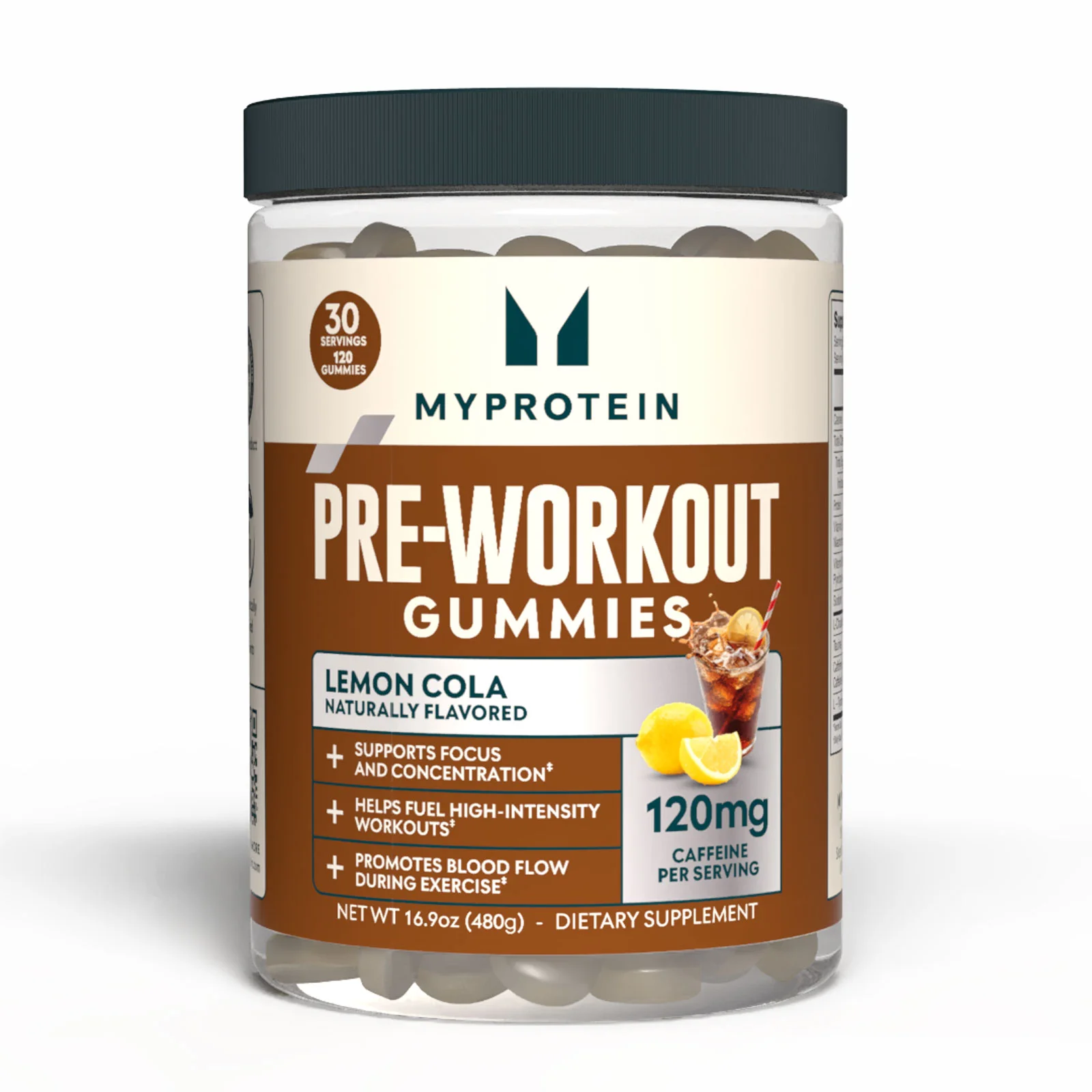Myprotein Pre-Workout Gummies (USA) - 120gommes à mâcher - Cola Image 1