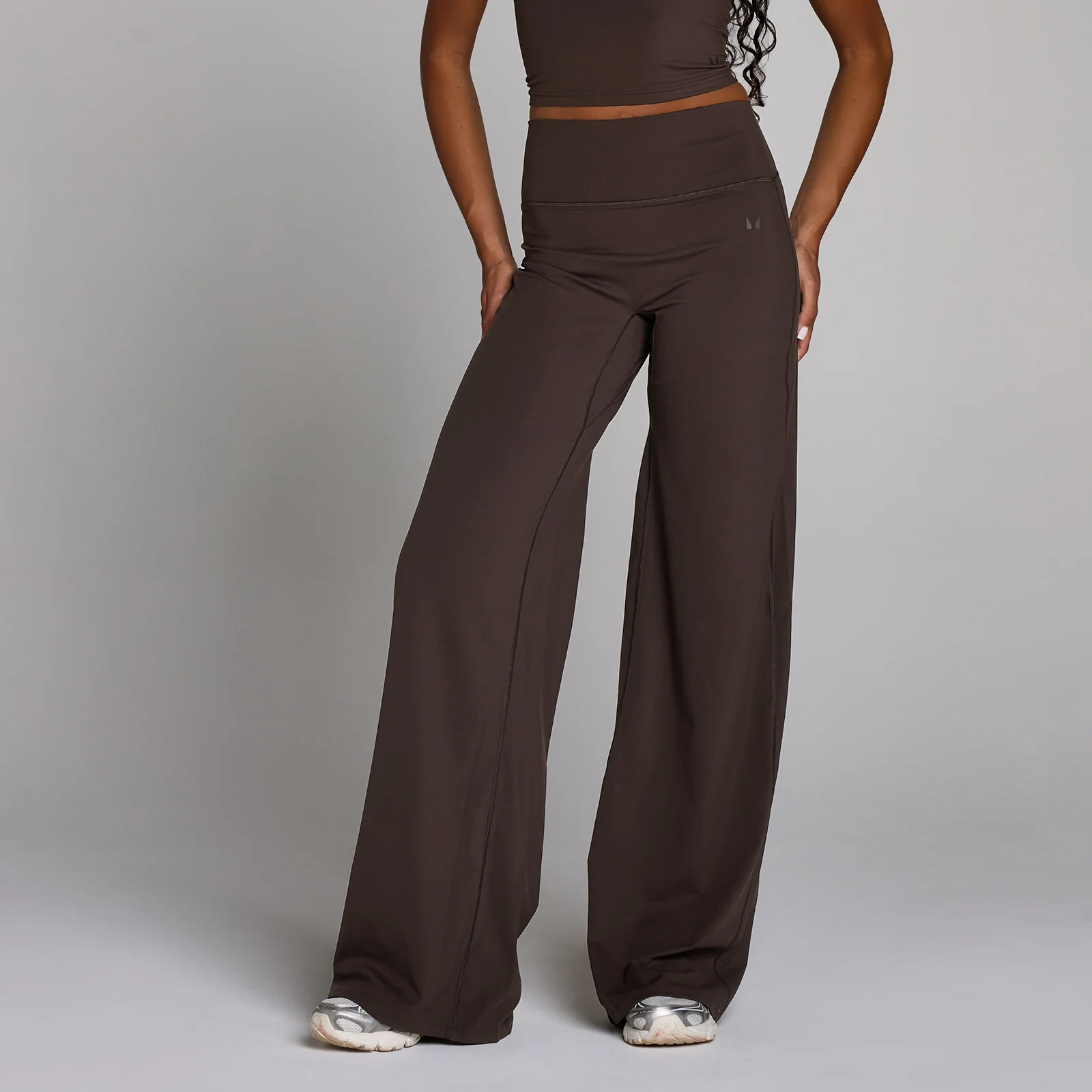 Pantalon large Tempo MP femme tall - Cacao - S Image 1