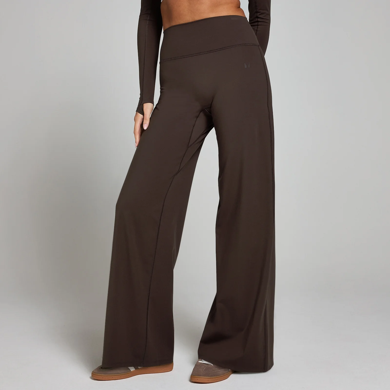 Legging jambe large Tempo Petite MP femme - Cacao - S Image 1