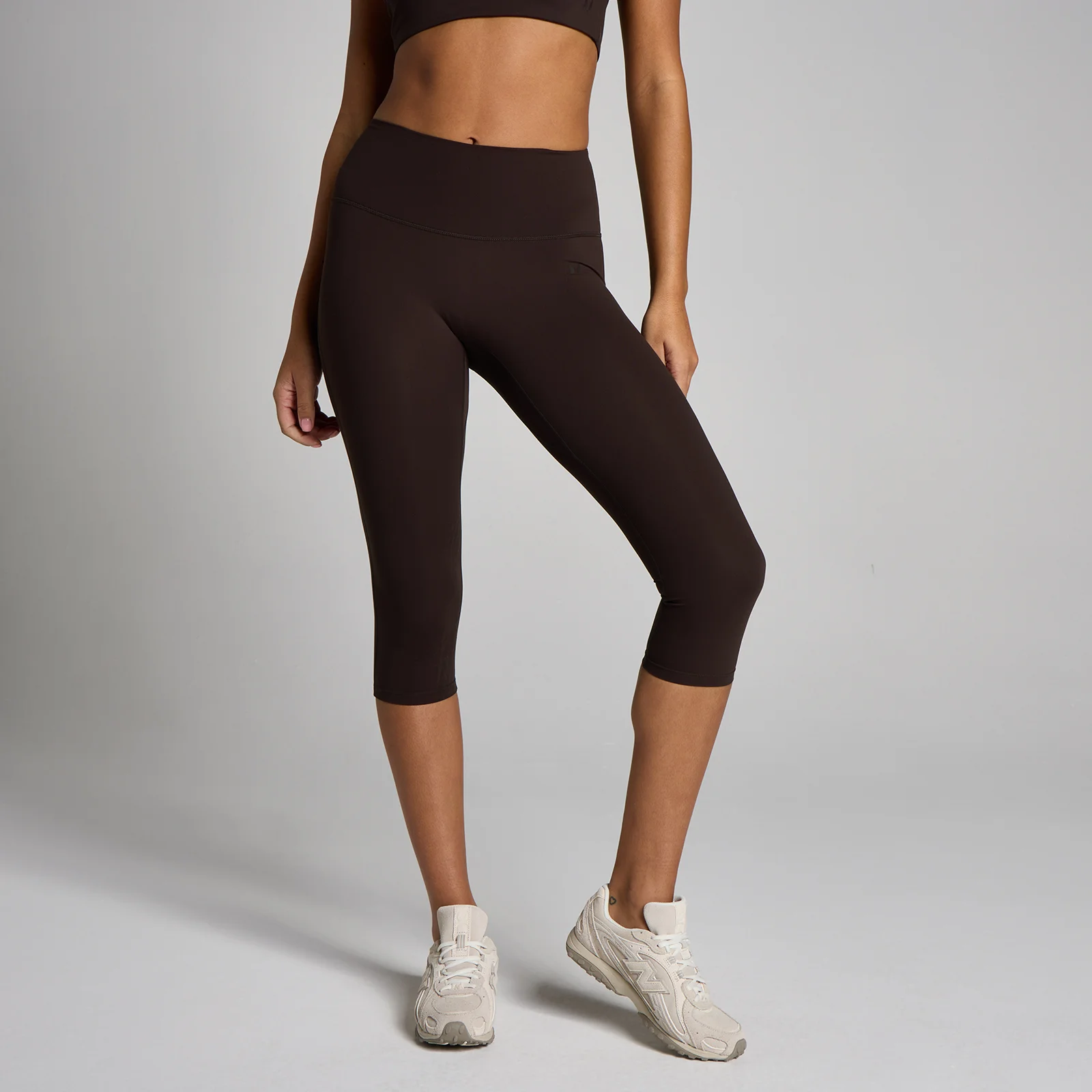 MP Femme Tempo Capri Leggings - Cacao - S Image 1