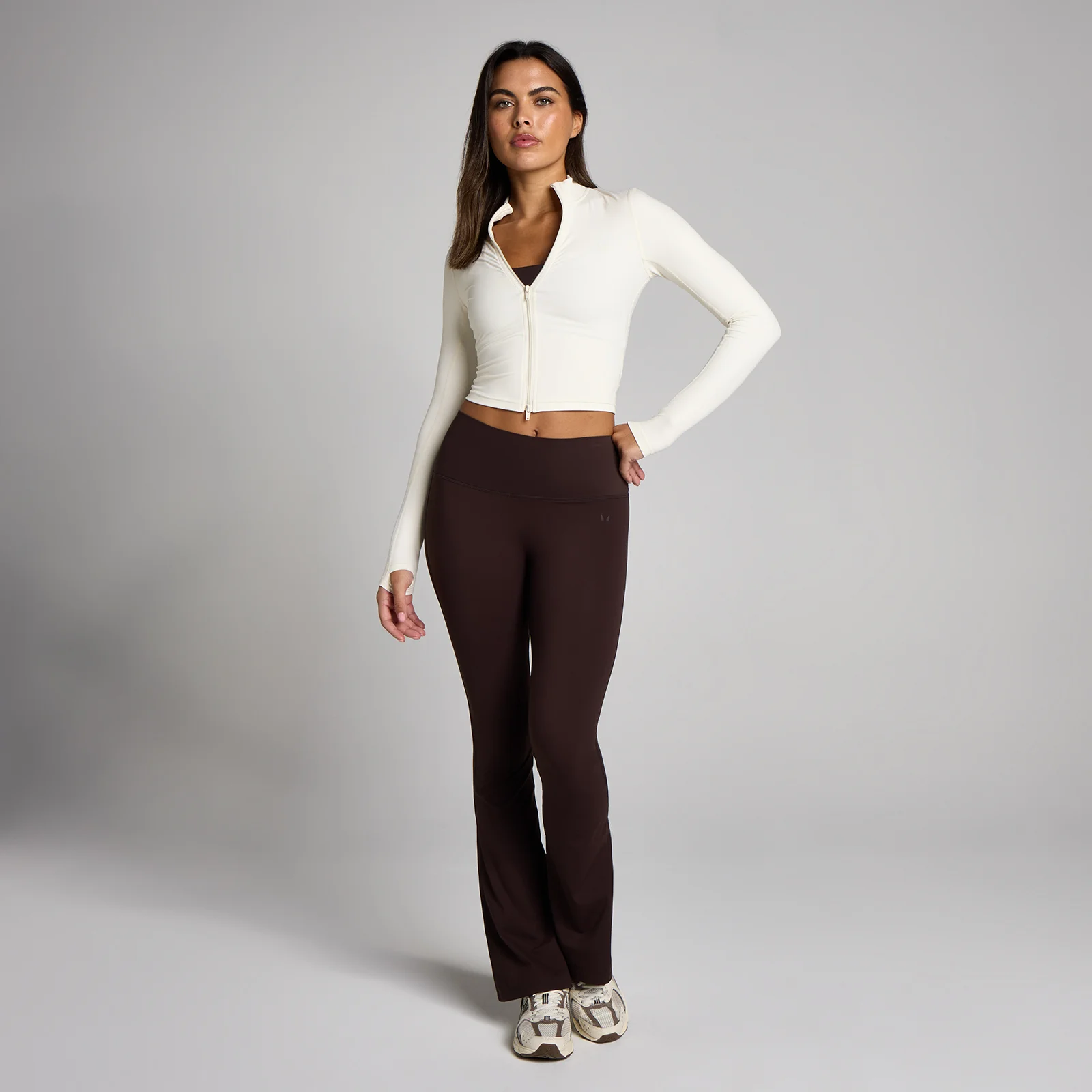 MP Femme Tempo Cropped Veste - Vanille - L Image 3