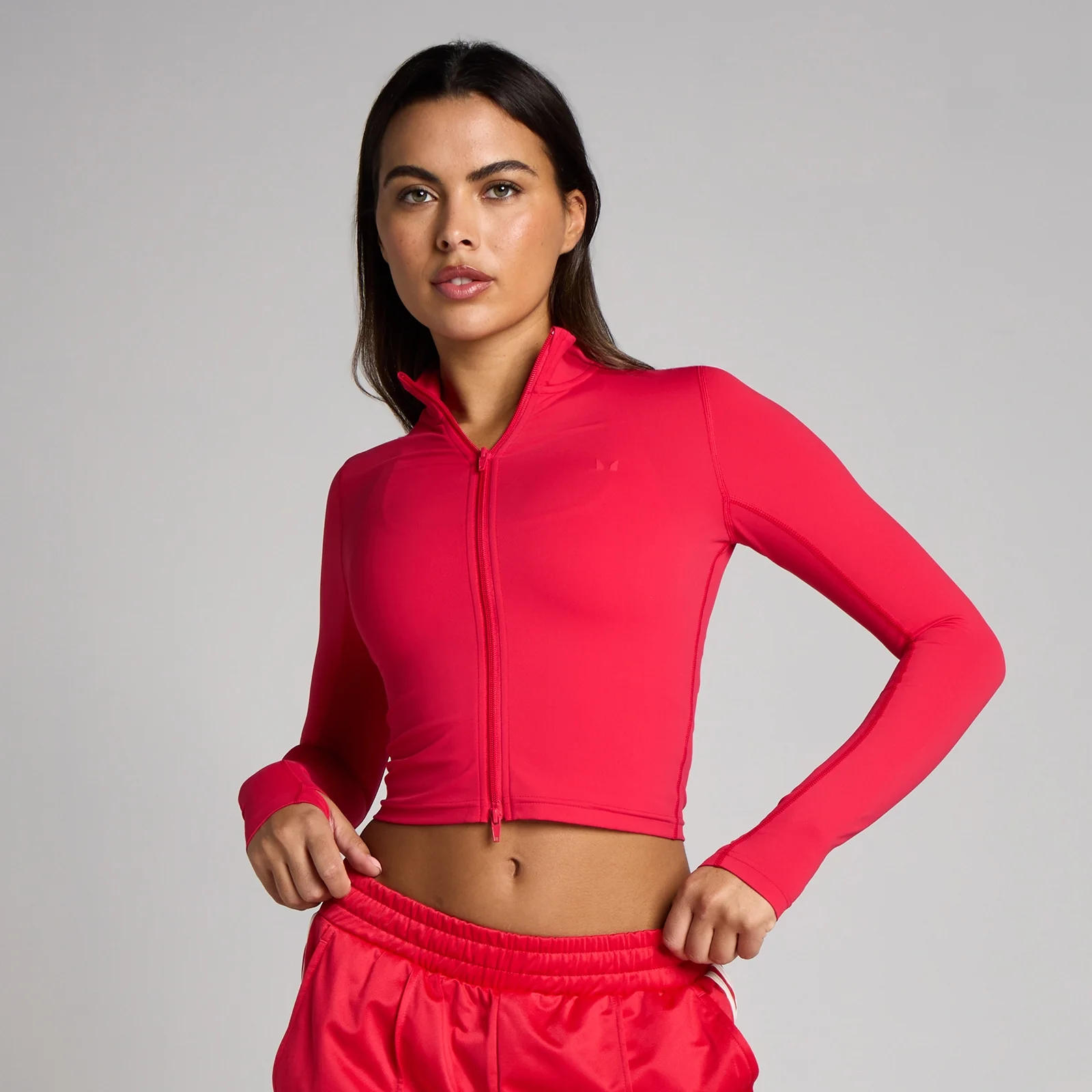 MP Femme Tempo Cropped Veste - Chilli - L Image 1