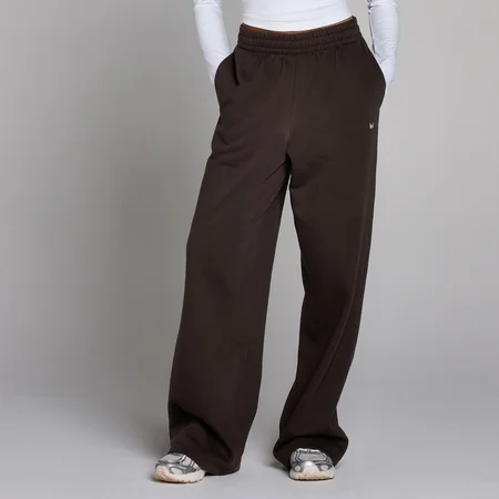 Jogging coupe droite Basics MP petite femme - Cacao