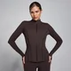 Veste zippée SculptForm MP femme - Cacao