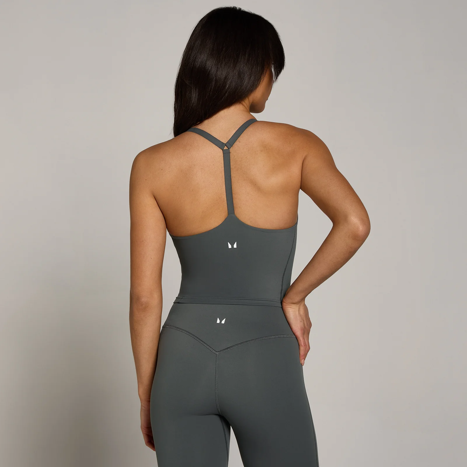 MP Women's Tempo Strappy Racerback Vest - Dark Grey - XS Image 1