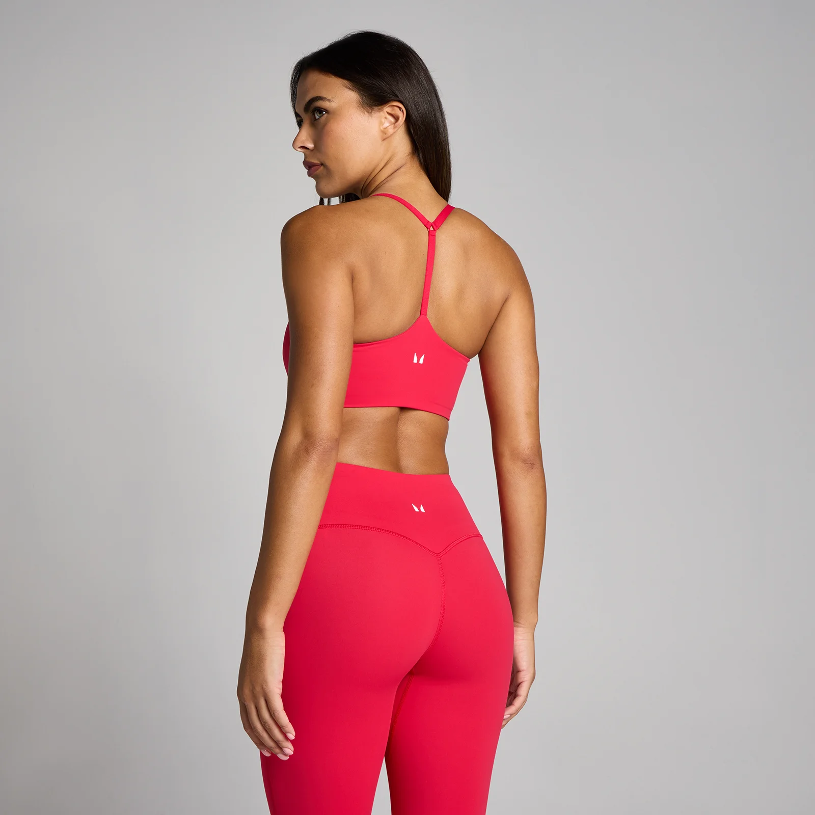 Brassière de sport dos nageur à bretelles MP Tempo femme - Piment - S Image 1