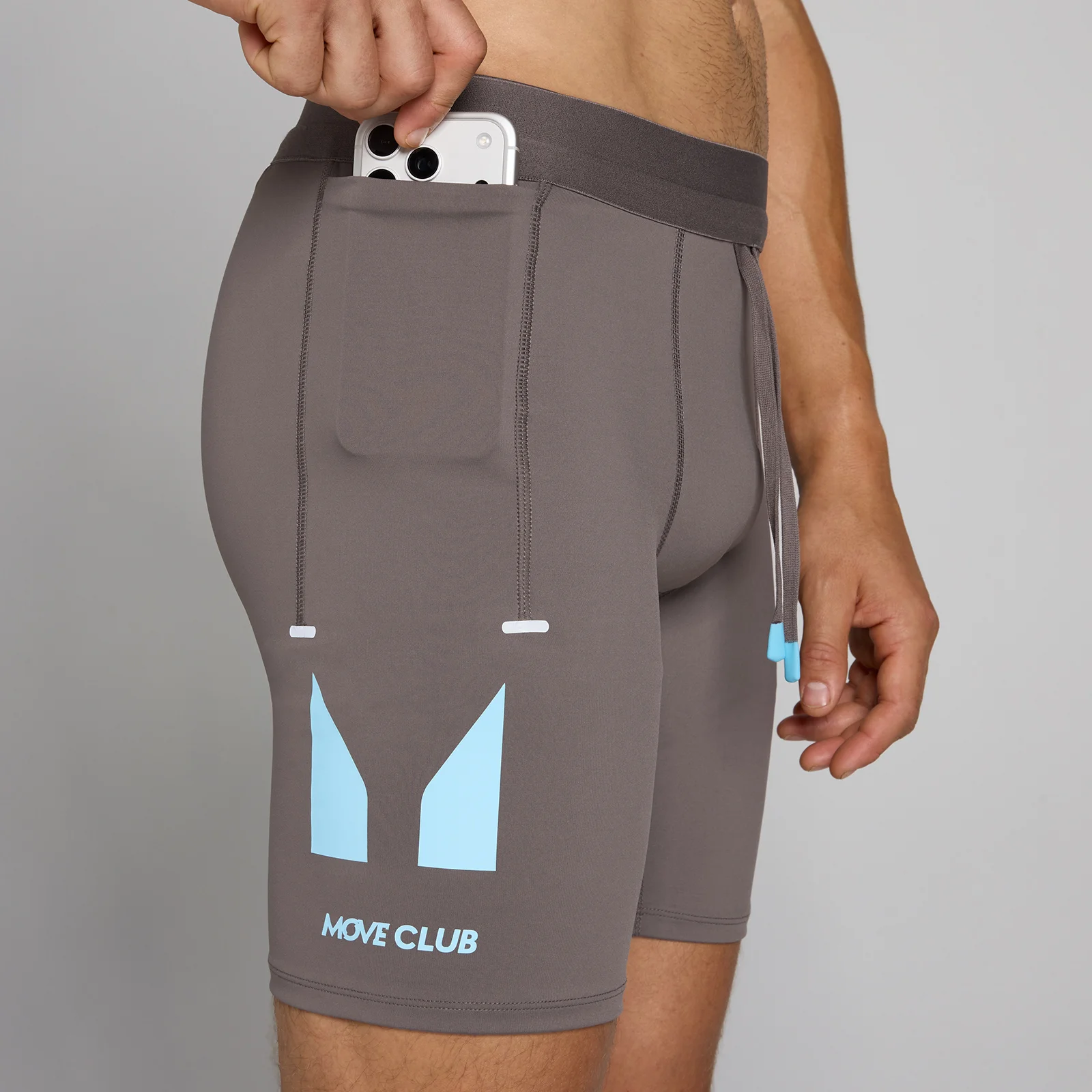 Cuissard mi-long Hybrid MP homme - Gris cendré - XS Image 4