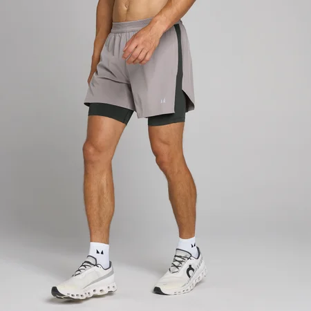 Short 2-en-1 Velocity Ultra 5" MP homme - Champignon