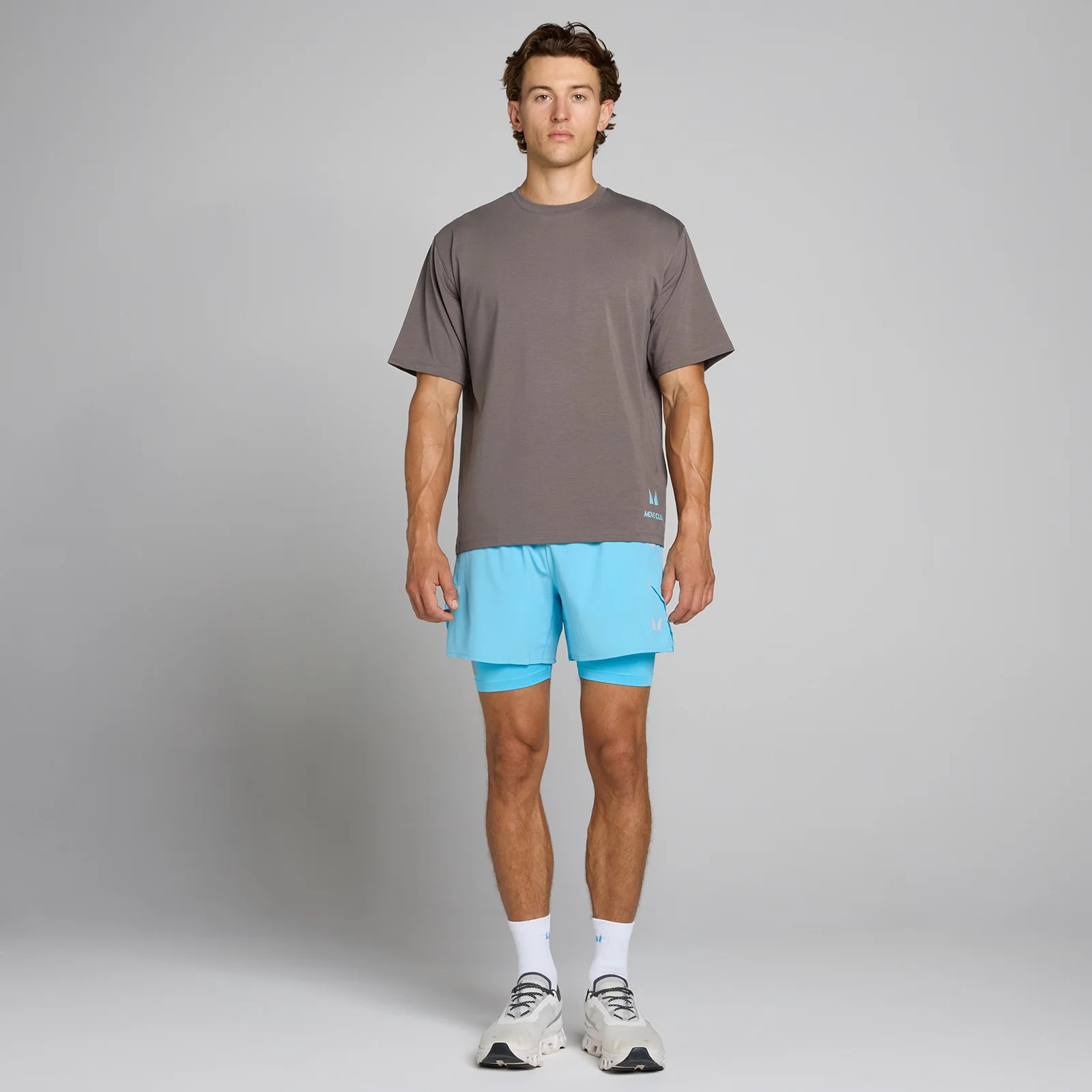 T-shirt graphique oversize Hybrid MP homme - Gris cendré - XS Image 3