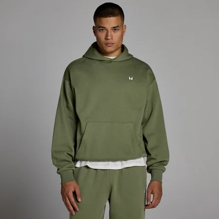 Sweat à capuche oversize MP Rest Day homme - Olive délavé