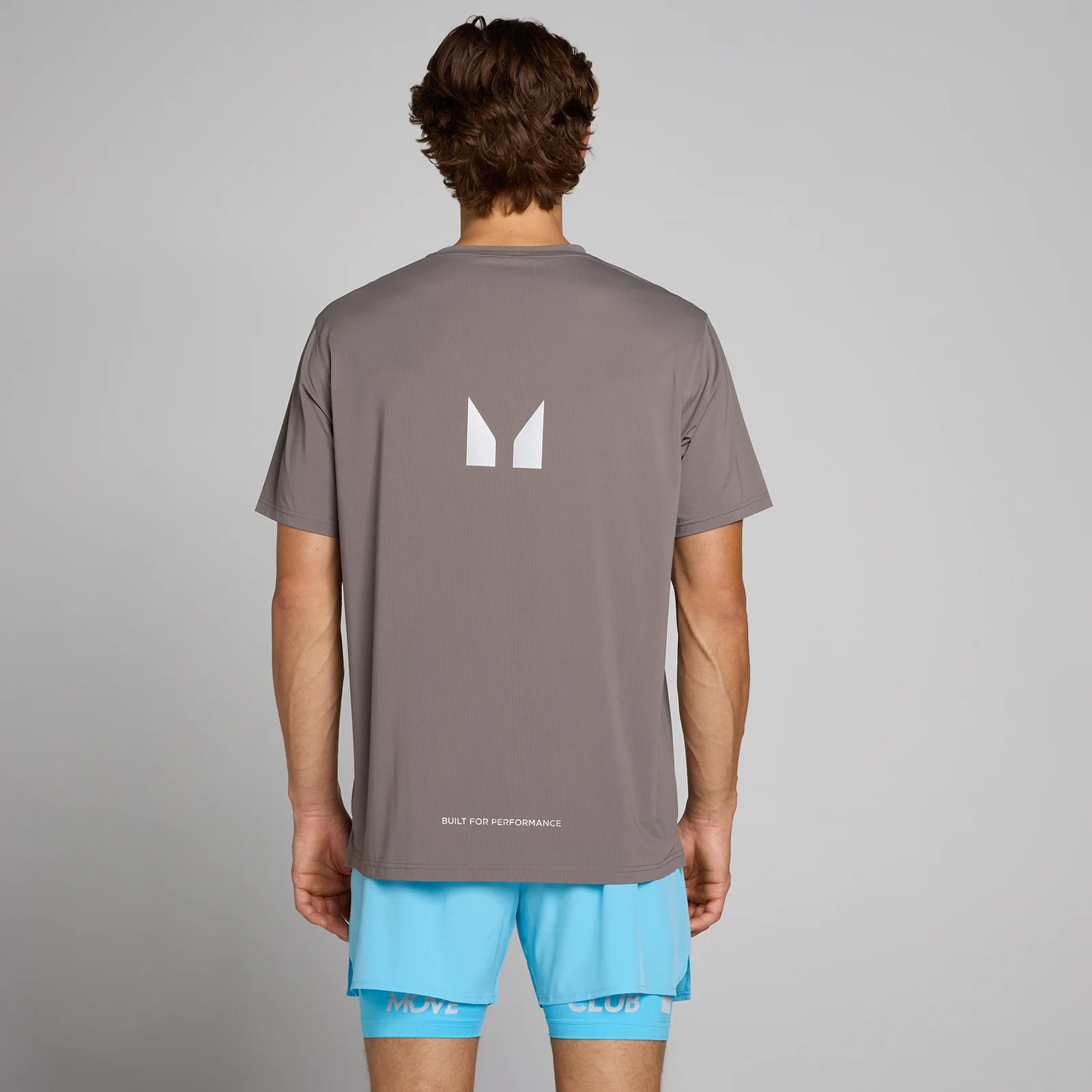 T-shirt mesh hybride MP homme - Gris cendre - XS Image 1