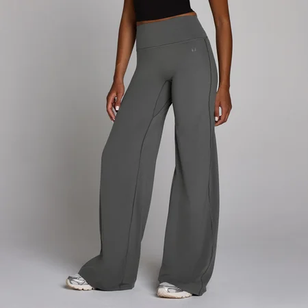 Legging taille haute jambe large Tempo MP femme - Gris foncé