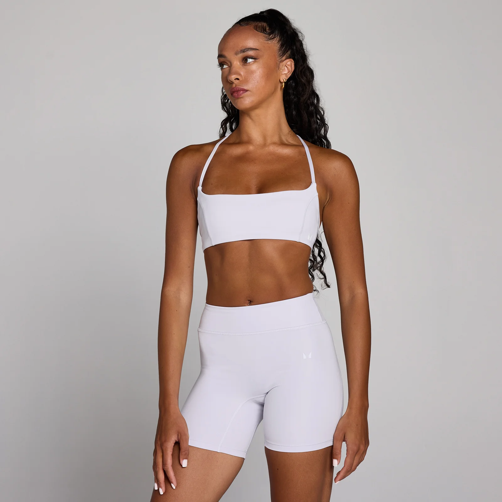 Brassière de sport MP Training femme dos ouvert - Poussière de craie - M Image 1