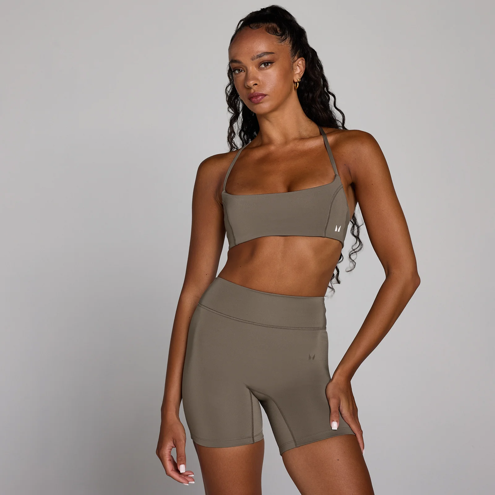 Brassière de sport MP Training femme dos ouvert - Expresso - L Image 1