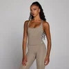 Débardeur de training MP femme dos nageur - Taupe clair