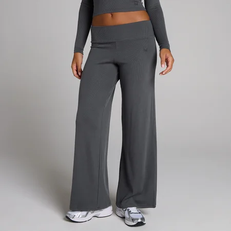 Legging côtelé jambes larges MP femme - Gris robuste