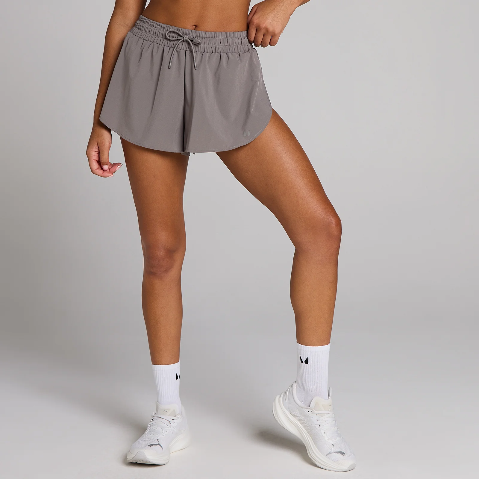 Short tissé fluide MP femme - Truffe foncé - S Image 1