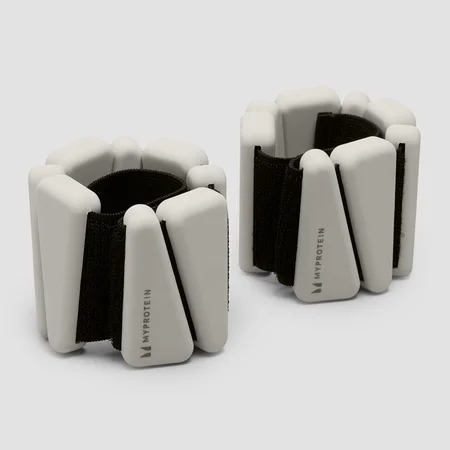 Poids pour chevilles/poignets en silicone MP avec sac (2 lb) - Perle