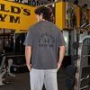 MP X Gold's Homme Washed Graphic Oversized T-shirt - Washed Coal