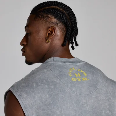 MP X Gold's Homme Washed Graphic Oversized Tank - Steel Blue - XL Image 6
